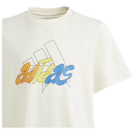 Adidas Παιδική κοντομάνικη μπλούζα GFX Illustrated Adidas Παιδική κοντομάνικη μπλούζα GFX Illustrated